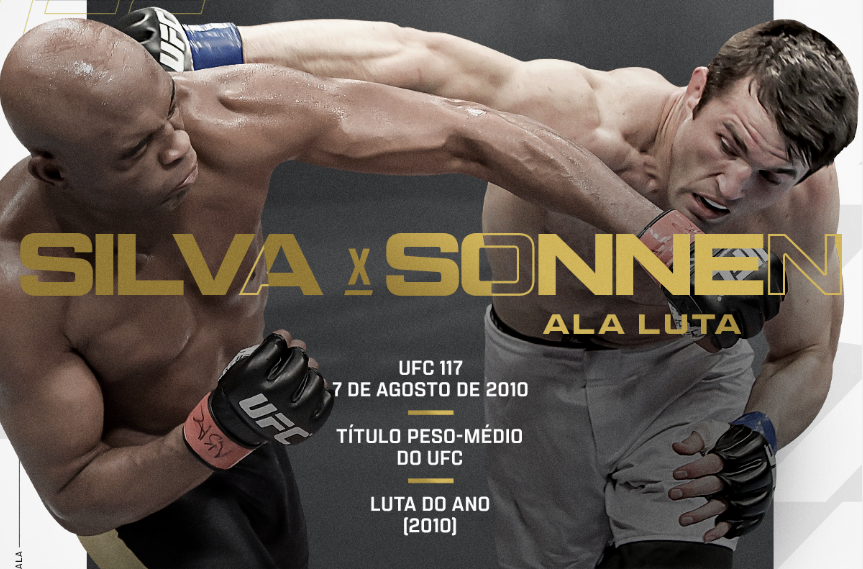 Luta histórica de Anderson Silva entra para o Hall da Fama do UFC