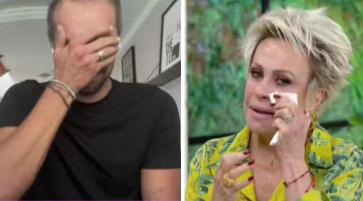Ana Maria Braga chora ao entrevistar o tutor do cão Joca, morto após erro da Gol