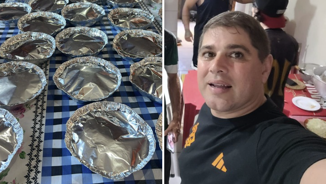Empresário reúne doações e faz mais de 500 marmitas após perder R$ 70 mil em enchente no RS