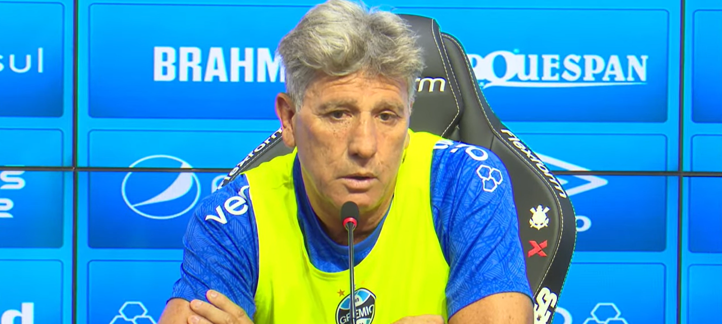 Renato Gaúcho, do Grêmio, se emociona ao falar sobre tragédia no RS: 'É difícil'