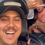 Coutinho para van e tira foto no Rio com torcedor do Vasco, que vai à loucura