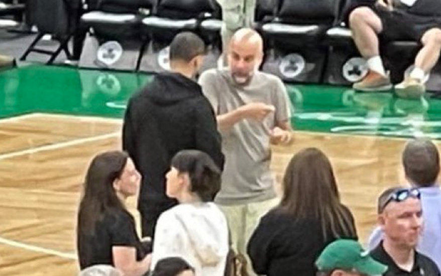 Guardiola visita Celtics e tem conversa com técnico antes das finais da NBA
