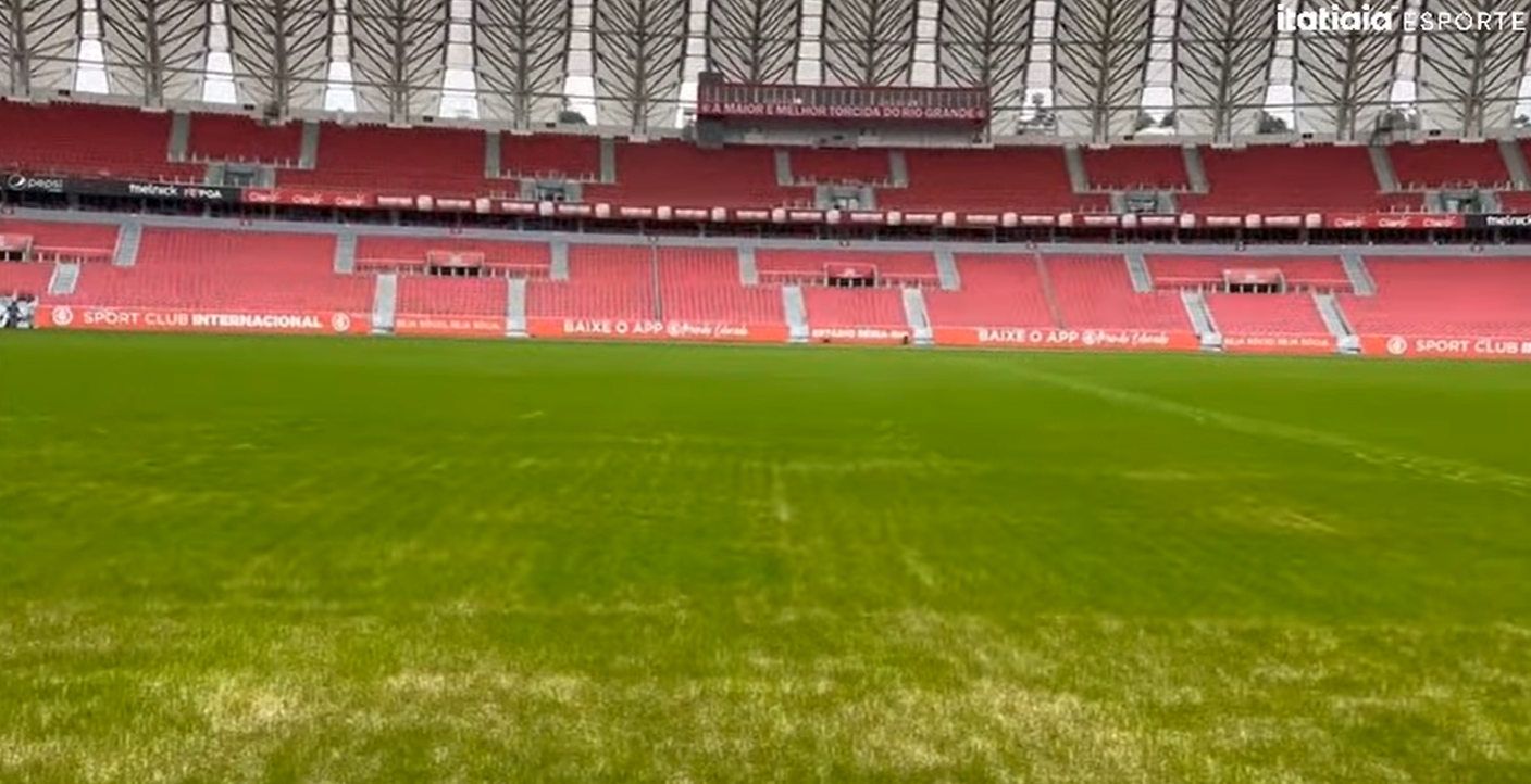 Beira-Rio, do Inter, tem prazo para voltar a receber treinos; veja estado do gramado