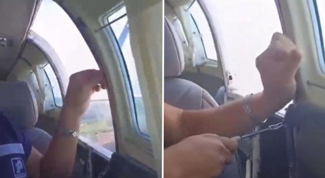 Vídeo: porta de avião se abre durante voo entre Recife (PE) e Maceió (AL)