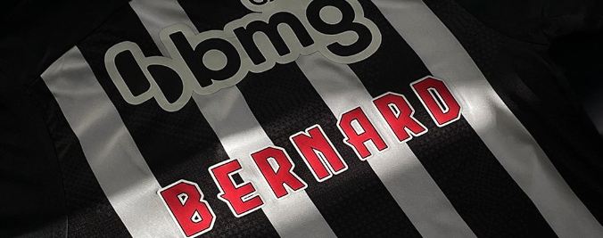 Atlético faz mistério e indica possível número da camisa de Bernard
