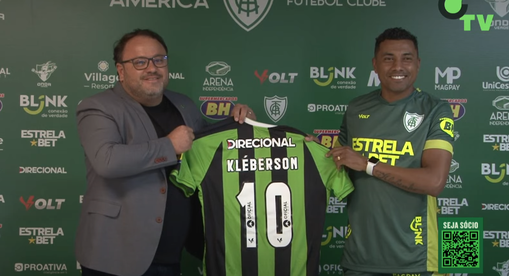 Apresentado no América, Kléberson detalha função e revela inspiração em ex-técnico