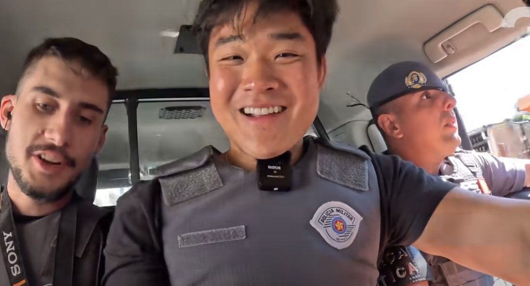 Polícia investiga participação de youtuber americano em operação da PM em SP