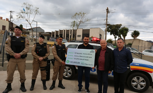 Entrega de novos coletes balísticos à PM aconteceu nesta semana em Ouro Preto