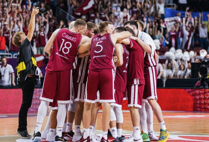 Letônia vence Camarões e enfrentará o Brasil na final do Pré-Olímpico de Basquete