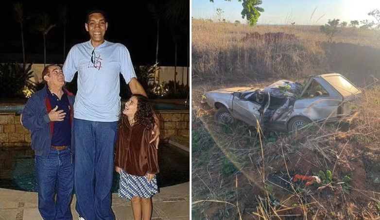 'Denis Gigante', conhecido por ter 2,30 metros de altura, morre aos 50 anos em Goiás
