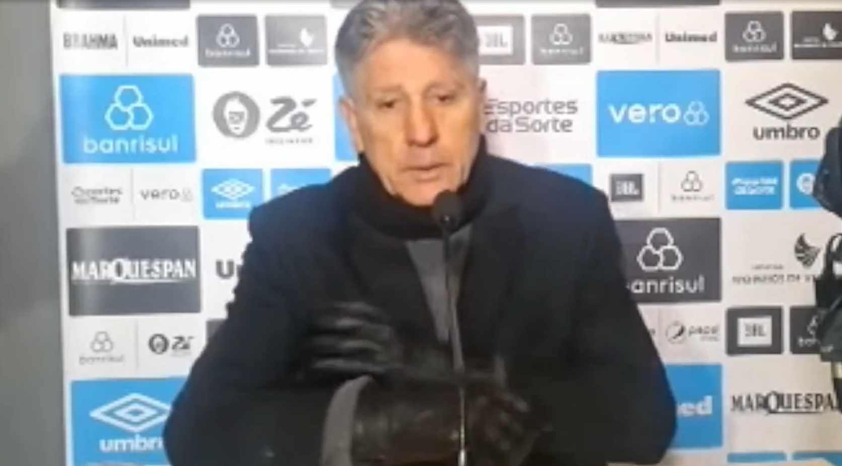 Renato valoriza classificação do Grêmio e manda recado ao torcedor