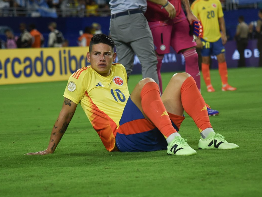 James Rodriguez se pronuncia após vice da Copa América: “Dói muito”