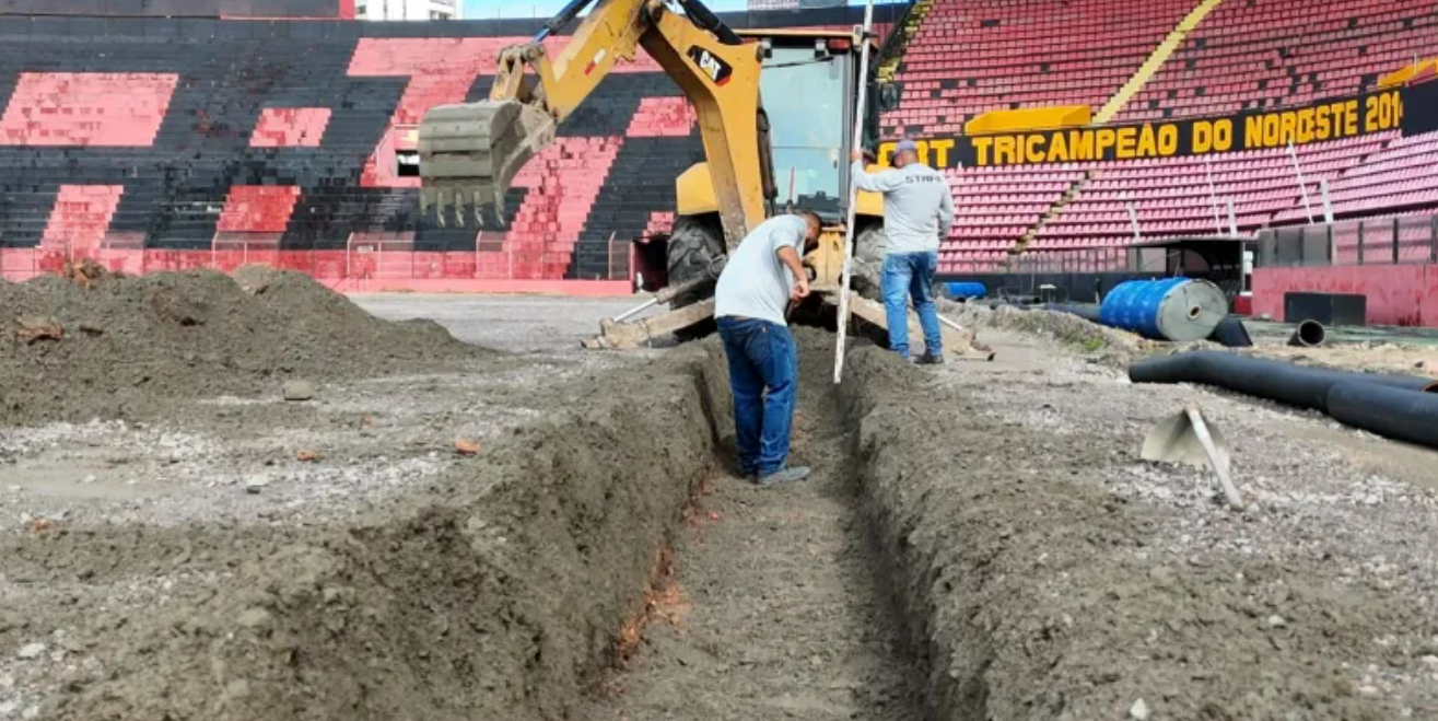 Sport faz nova atualização das obras na Ilha do Retiro; saiba detalhes
