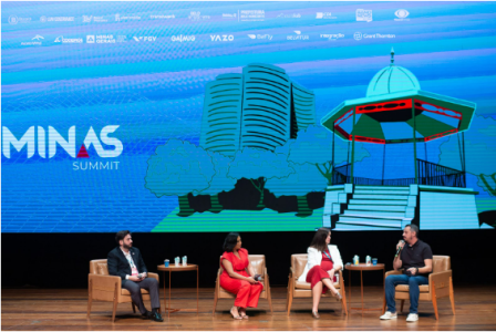 minas summit 2024 tem discussão com quatro participantes de empresas e governo mineiro
