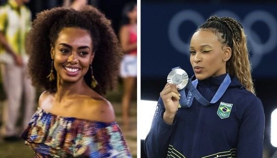 Por que atriz da Globo envolvida em polêmica com Rebeca Andrade parabenizou Biles?