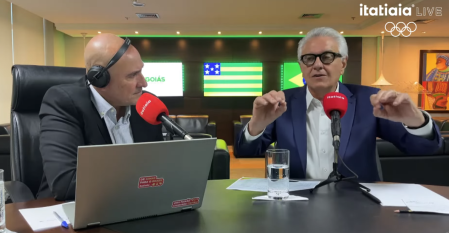 Caiado conversa com William Travassos