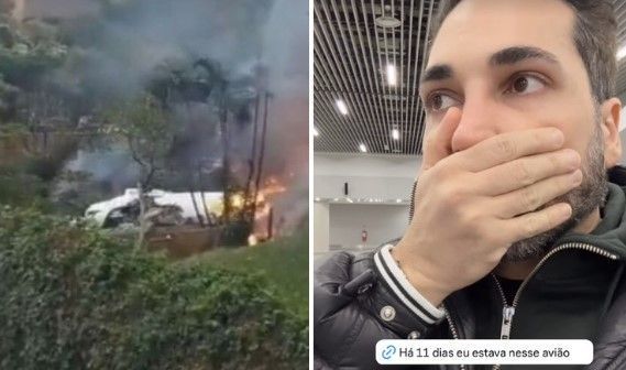 Youtuber que fez vídeo sobre perigos de avião da Voepass fala sobre queda: 'Tô em choque'