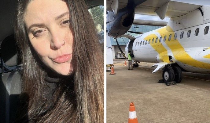 Isabella Pozzuoli, passageira de voo que caiu em SP, postou vídeo do embarque nas redes sociais