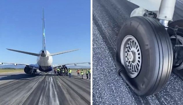 Vídeo: avião que saiu de Confins e fechou Aeroporto de Florianópolis furou os pneus no pouso