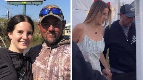 Romance? Lana Del Rey surge de mãos dadas com Jeremy Dufrene, o 'caçador de crocodilos'