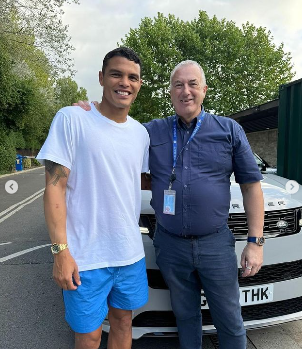 Thiago Silva, do Fluminense, compartilha imagens de visita ao CT do Chelsea