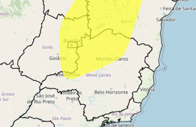Inmet emite alerta de vendaval para 117 municípios de Minas nesta quarta; veja a lista