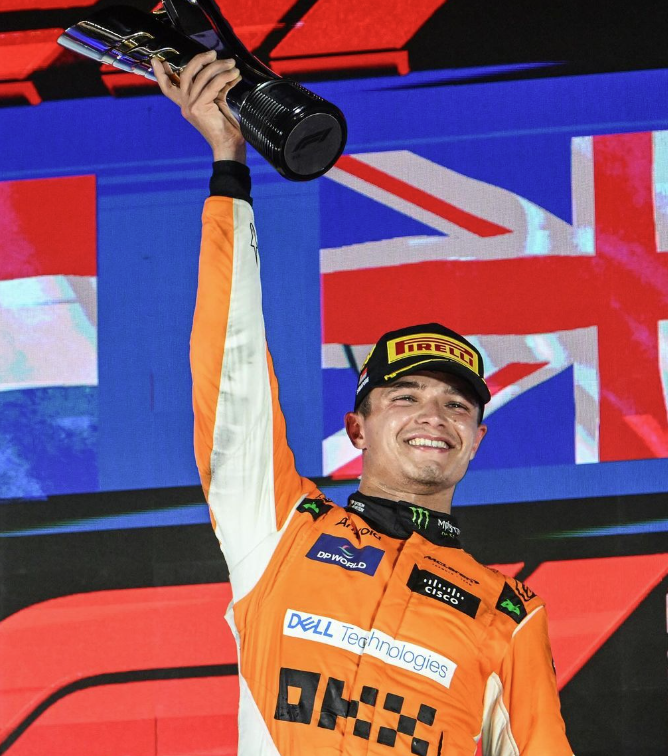 Após vencer GP de Singapura, Norris rasga elogios à McLaren