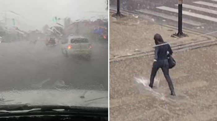 Chuva 'extremamente forte' também atinge a região Central de BH nesta quinta (9)