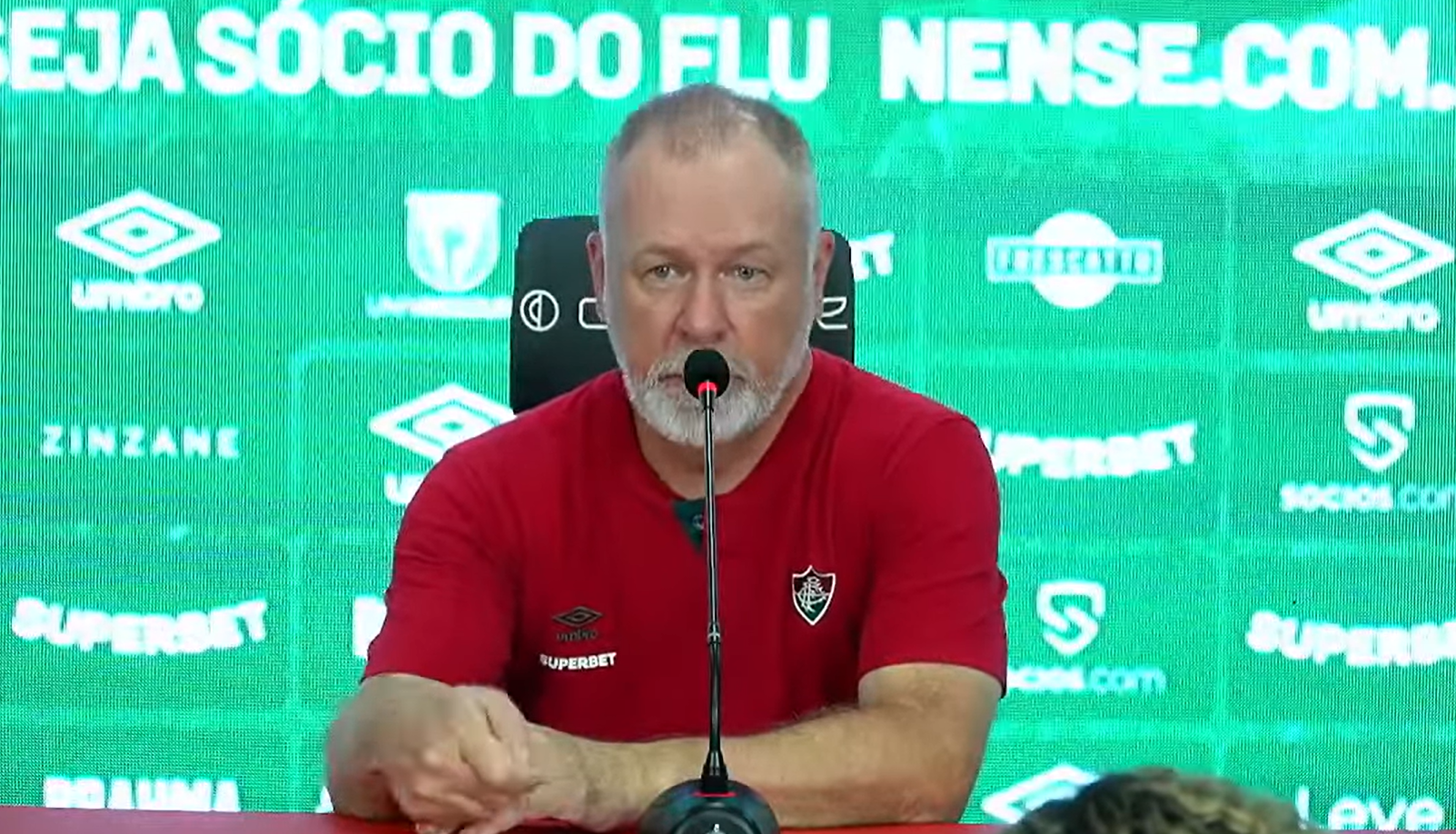 Mano Menezes diz que gols do Vitória sobre o Fluminense foram irregulares