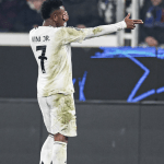 Vini marca, e Real Madrid vence o Atalanta pela Champions League