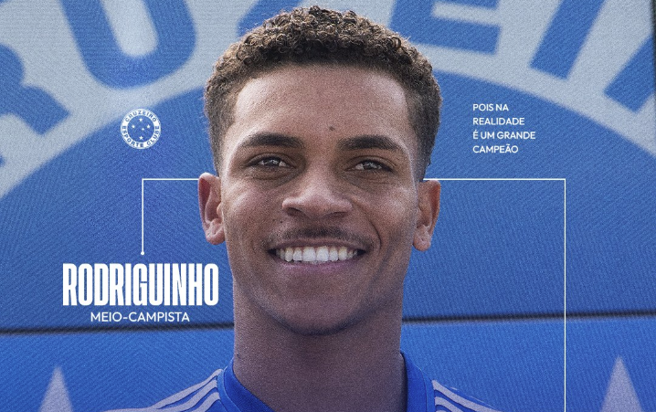 Cruzeiro anuncia contratação do meio-campista Rodriguinho, ex-América