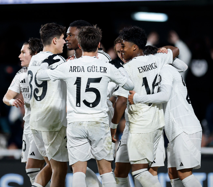 Com Endrick de titular, Real Madrid goleia e avança às oitavas da Copa do Rei