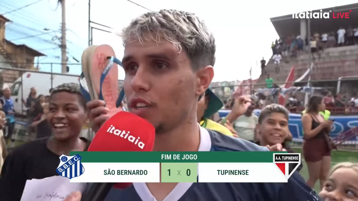 Copa Itatiaia: meia do São Bernardo é o melhor em campo e ganha prêmios KTO e Saudali