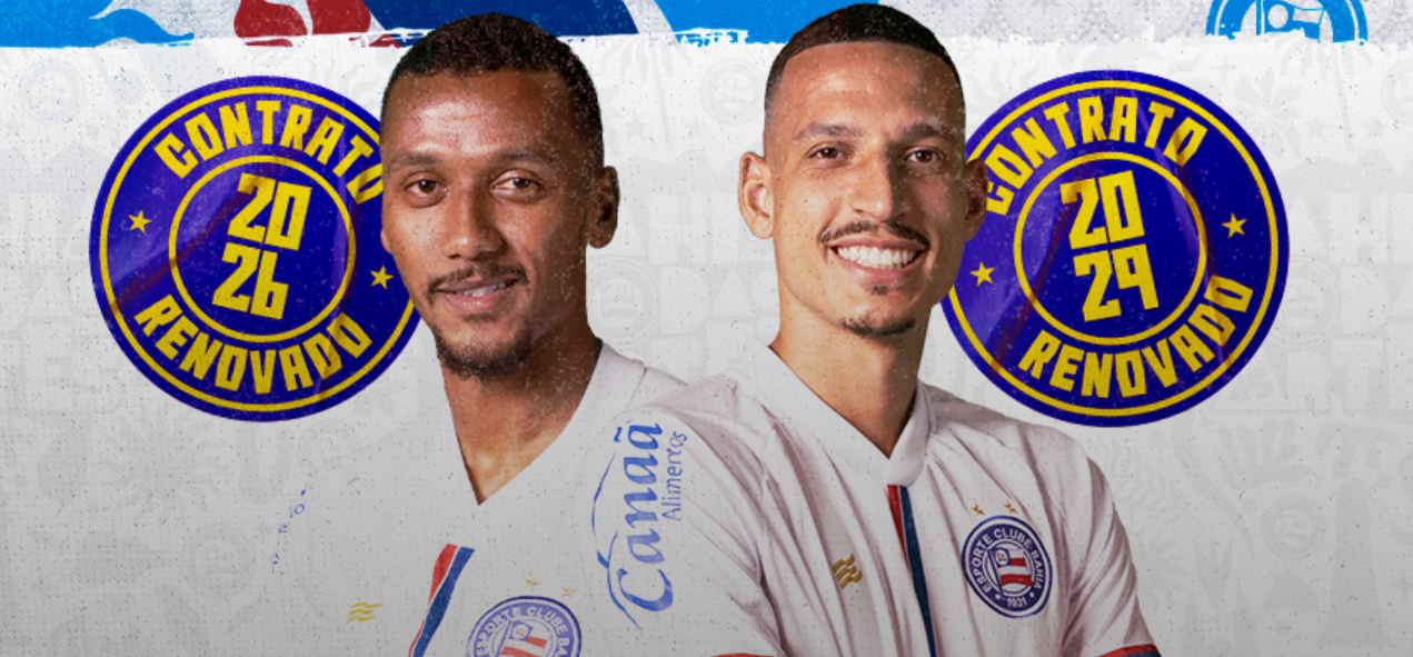 Bahia renova contratos de Gabriel Xavier e Rezende; saiba detalhes