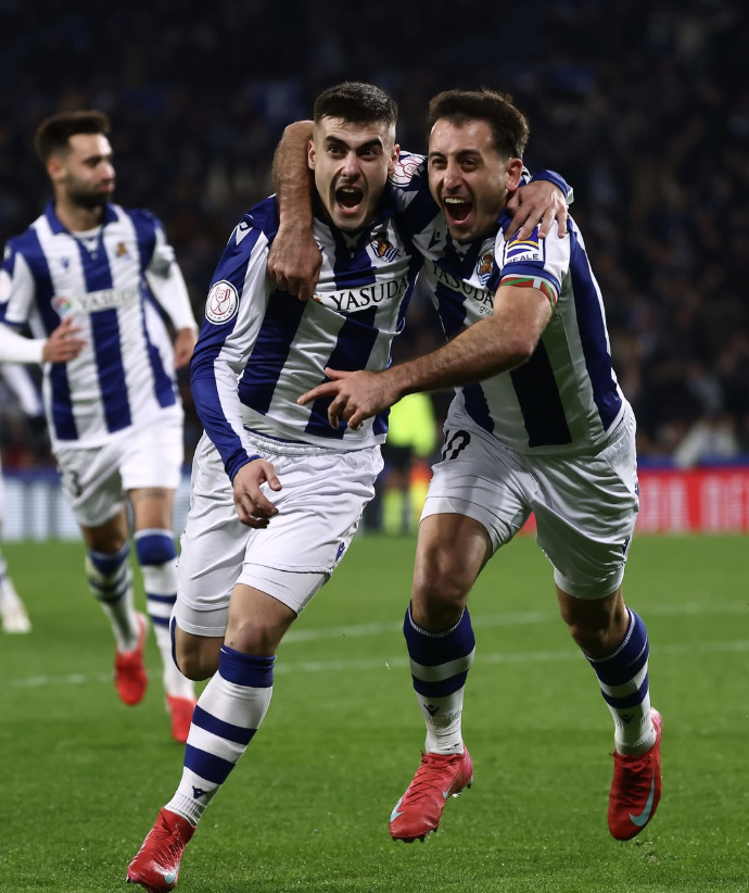 Real Sociedad vence Osasuna e conquista vaga na semifinal da Copa do Rei
