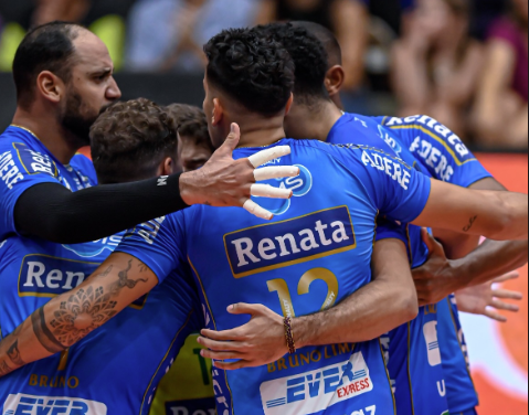 Vôlei Renata vence o Itambé Minas em jogo acirrado pela Superliga Masculina