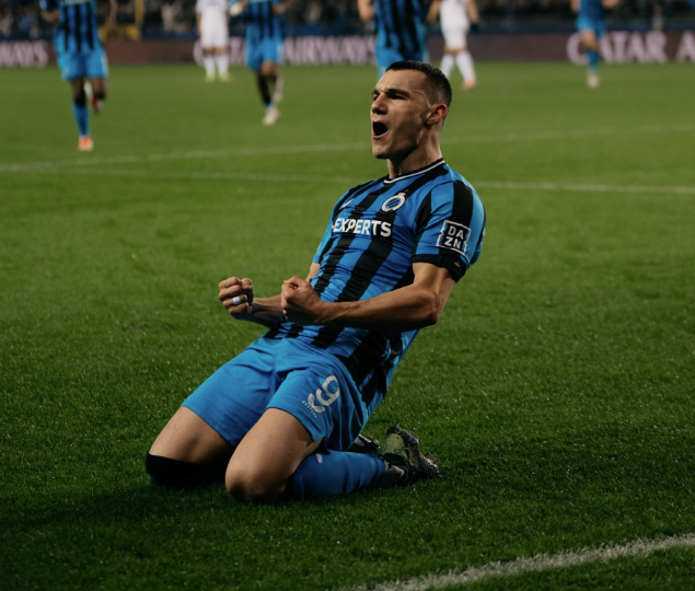 Com gol no fim, Brugge vence Atalanta e abre vantagem na Champions League
