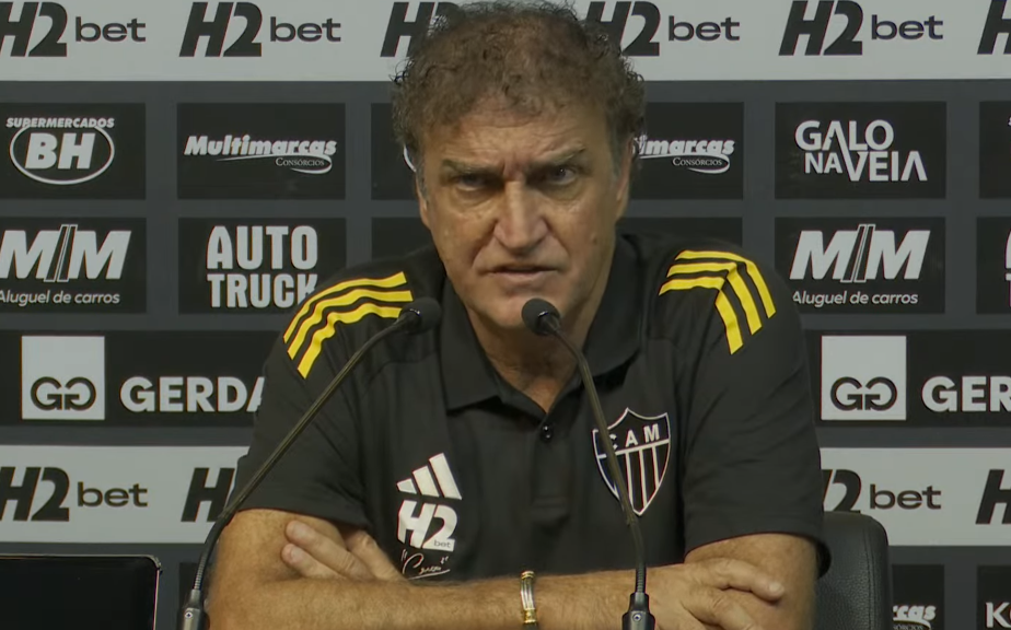 Cuca rasga elogios a Rony após estreia de novo reforço do Atlético