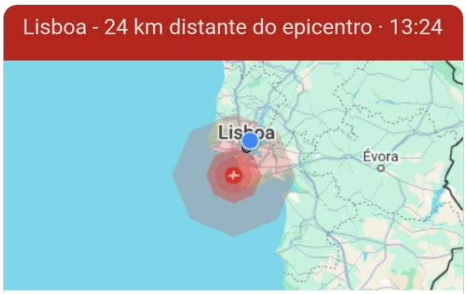 Terremoto de 4,7 graus atinge Lisboa e assusta moradores; é o segundo tremor em seis meses