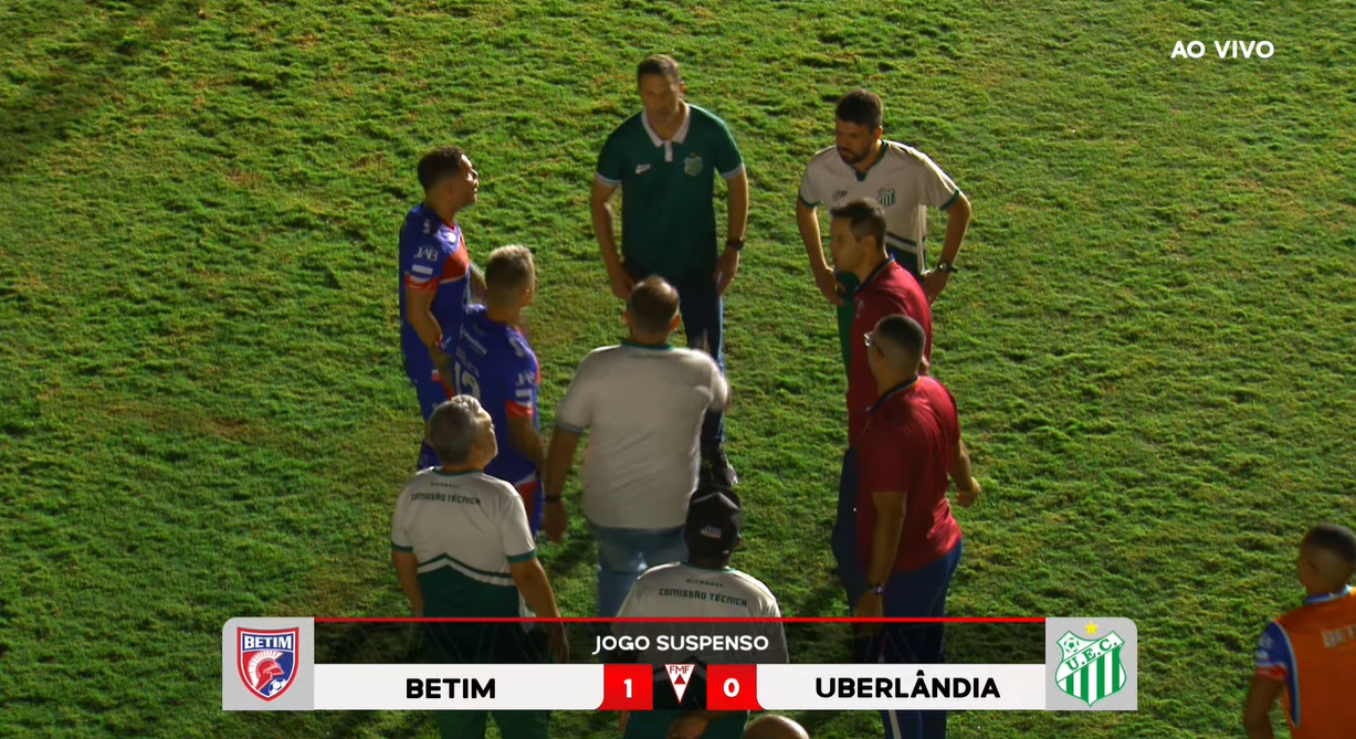Jogo entre Betim e Uberlândia é suspenso após quedas de energia