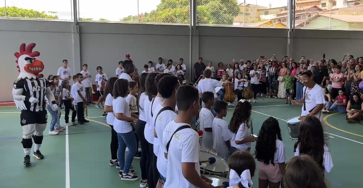 Instituto Galo, do Atlético, inaugura projeto social nos arredores da Arena MRV