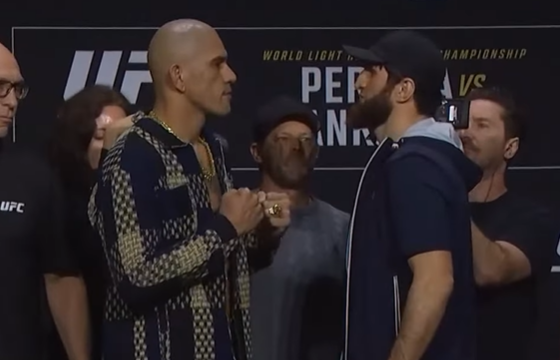 Poatan encontra Ankalaev e clima esquenta antes de revanche no UFC: 'C*zão'