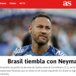 Neymar é ironizado por jornal espanhol: 'Dores não o impediram de pular o carnaval'