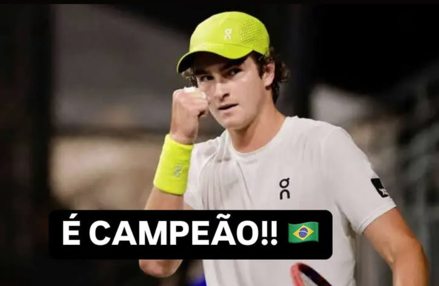 Galvão Bueno reage a título de João Fonseca no Challenger de Phoenix