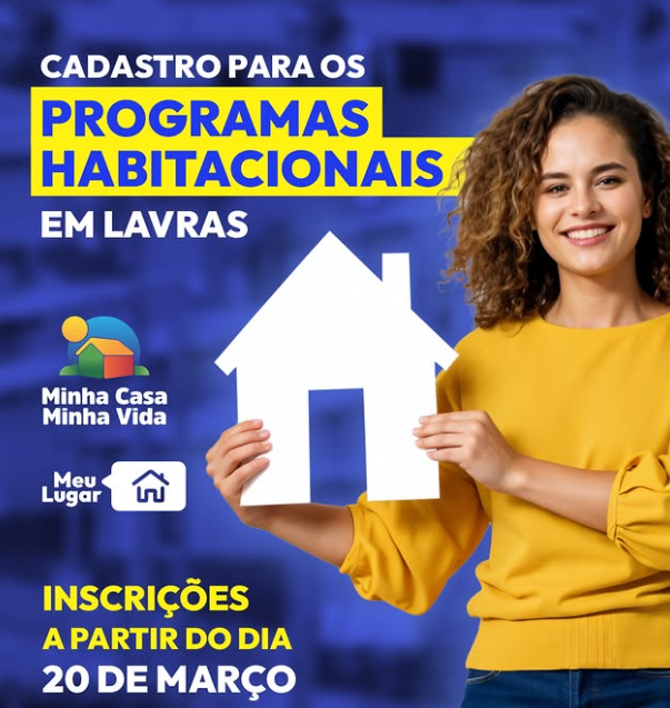 Programas habitacionais em Lavras recebem inscrições a partir desta quinta-feira
