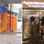 Em dia de comemoração de 2 anos da concessão da Metrô BH, estação Eldorado alaga