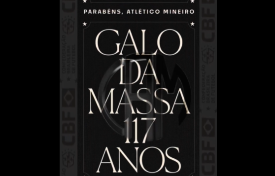 CBF parabeniza o Atlético por aniversário de 117 anos; veja
