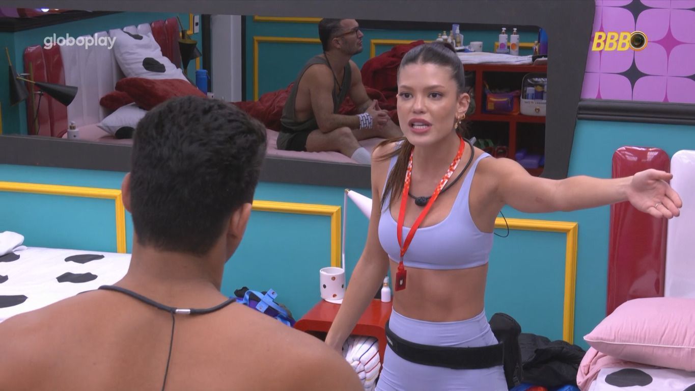 Vitória acusa João Pedro de machismo por atitude durante briga no BBB 25