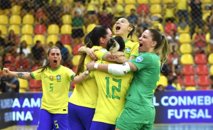 Brasil goleia Argentina e conquista octa da Copa América de Futsal Feminino
