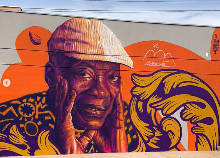 Milton Nascimento agradece por mural feito em sua homenagem no Sul de Minas